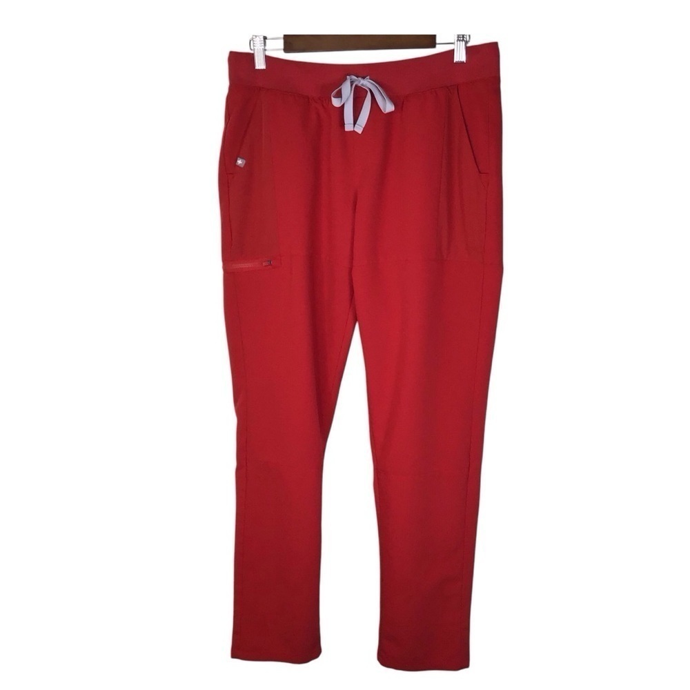 Figs Manari Scrub Pants in Red Size Medium.
